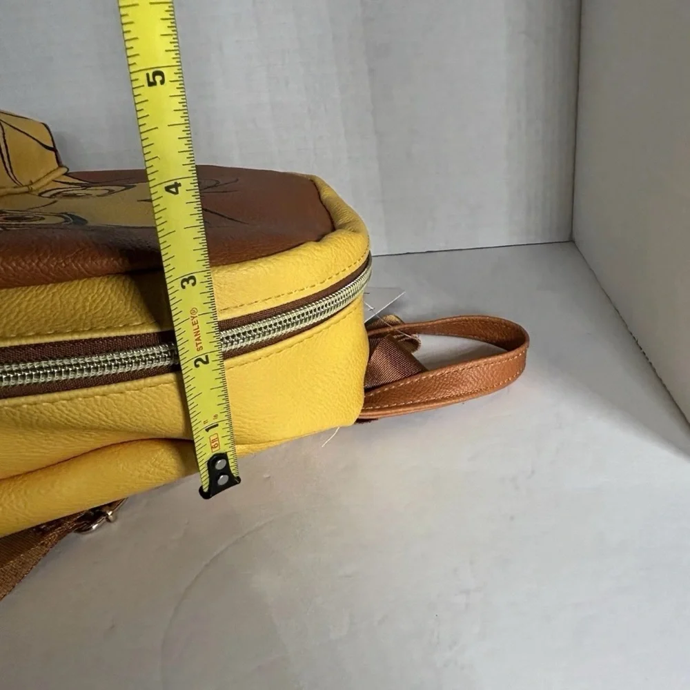 Disney Lion‎ King Mufasa Mini Backpack 2 Zipper Around 10